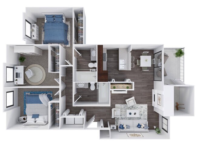 The Roosevelt J201 floor plan